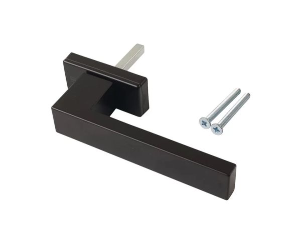 Ручка оконная DUBLIN 45 мм, алюминиевая чёрный матовый